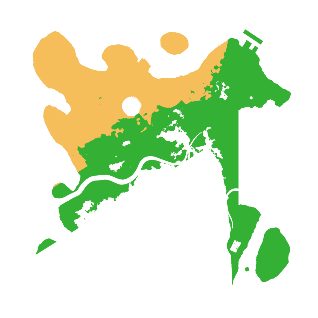 Biome Rust Map: Procedural Map, Size: 3000, Seed: 935449