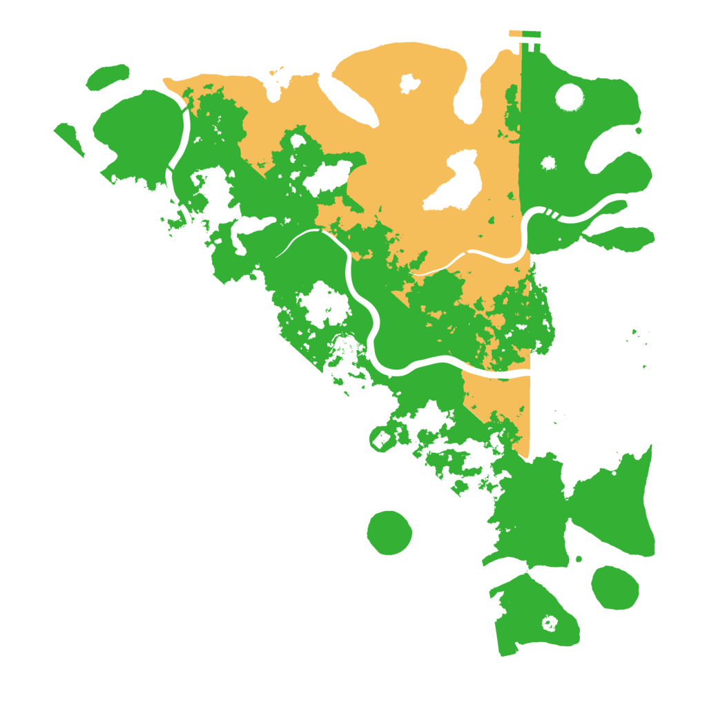 Biome Rust Map: Procedural Map, Size: 4500, Seed: 55530065