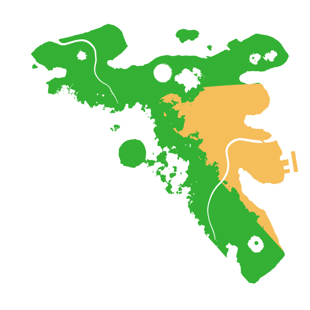 Biome Rust Map: Procedural Map, Size: 3000, Seed: 869866442
