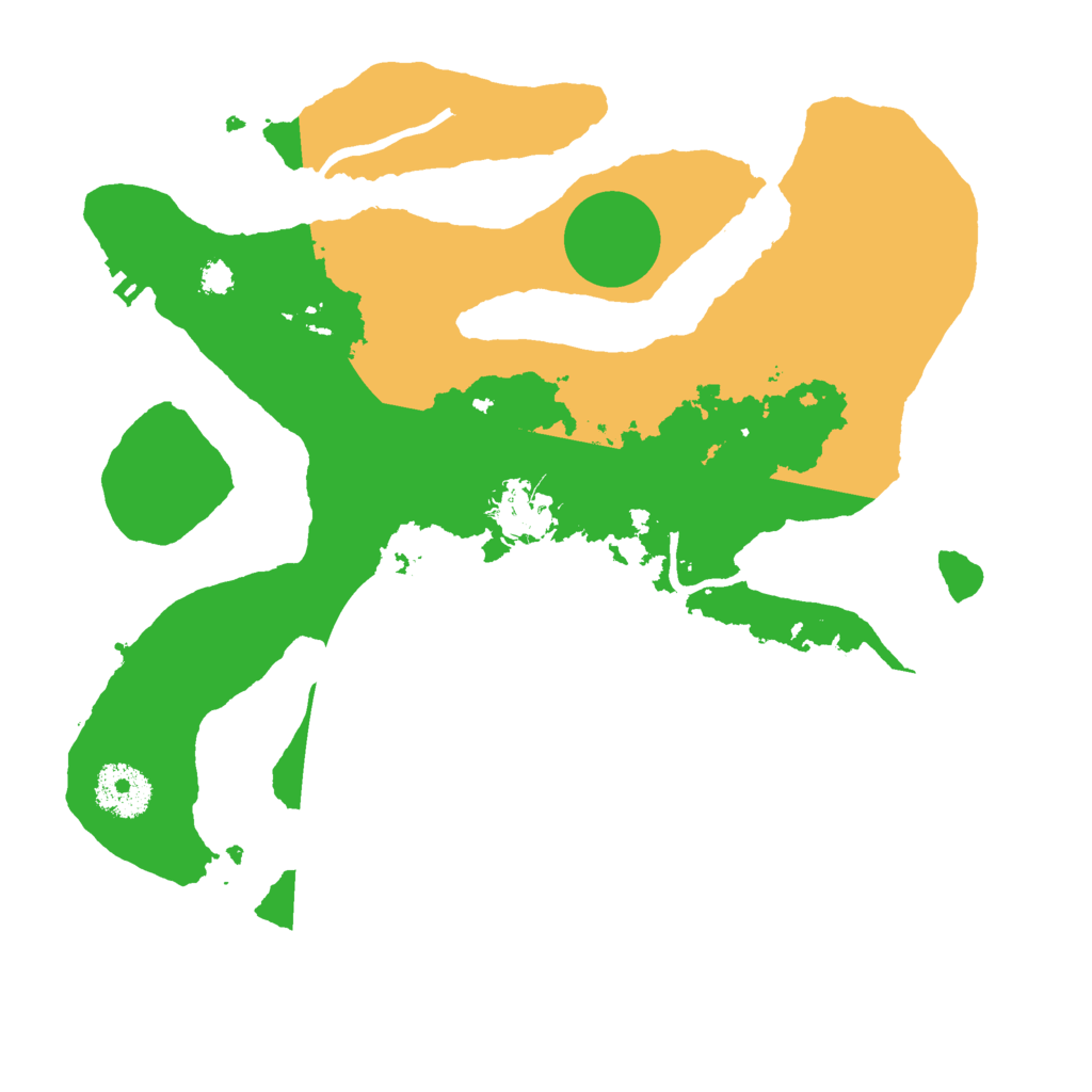 Biome Rust Map: Procedural Map, Size: 3000, Seed: 195945133