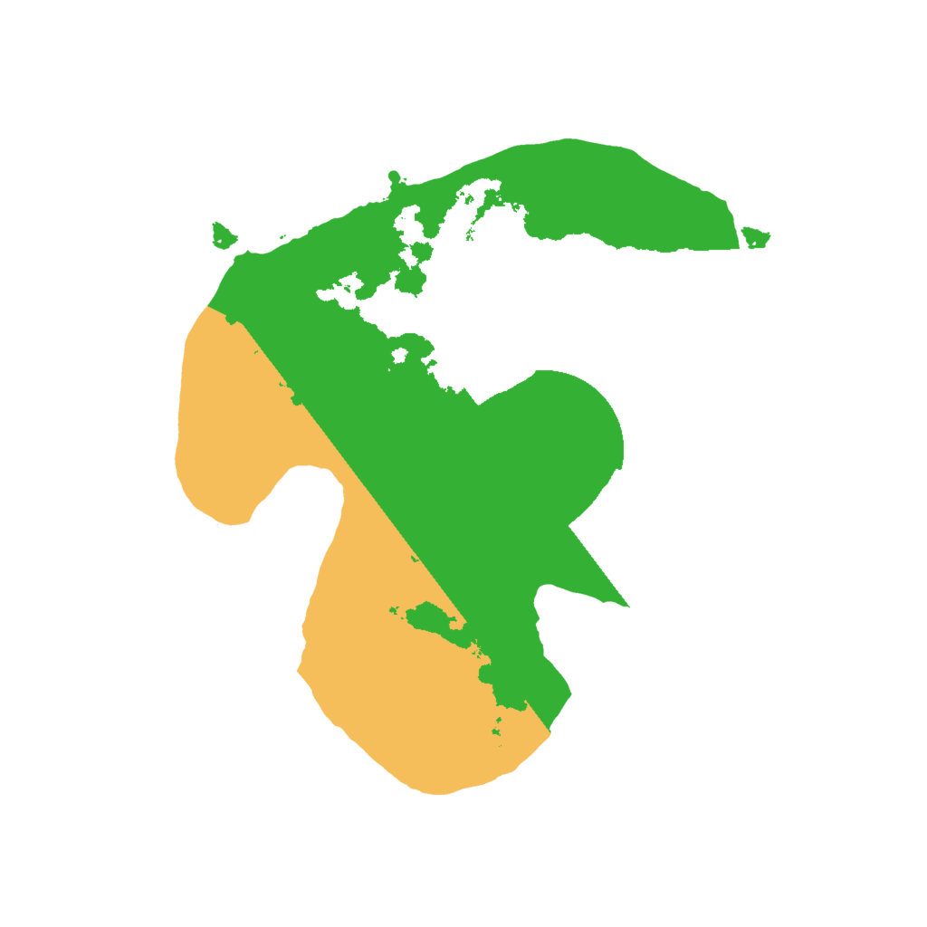 Biome Rust Map: Procedural Map, Size: 1750, Seed: 1111