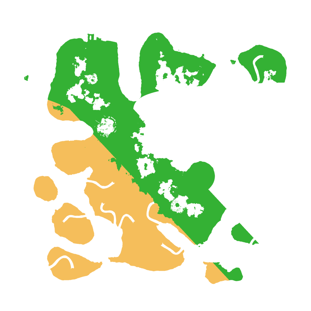 Biome Rust Map: Procedural Map, Size: 3000, Seed: 411179