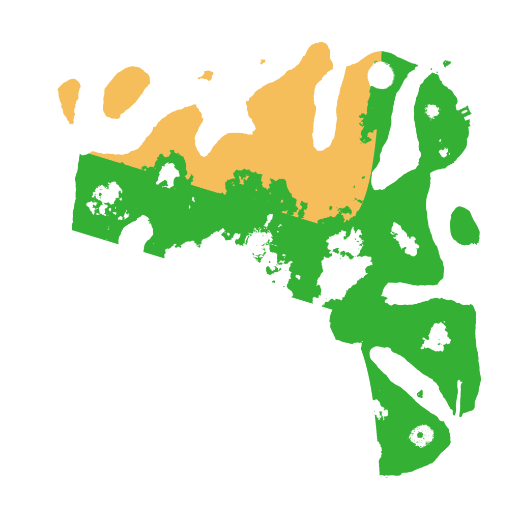 Biome Rust Map: Procedural Map, Size: 3500, Seed: 918249124