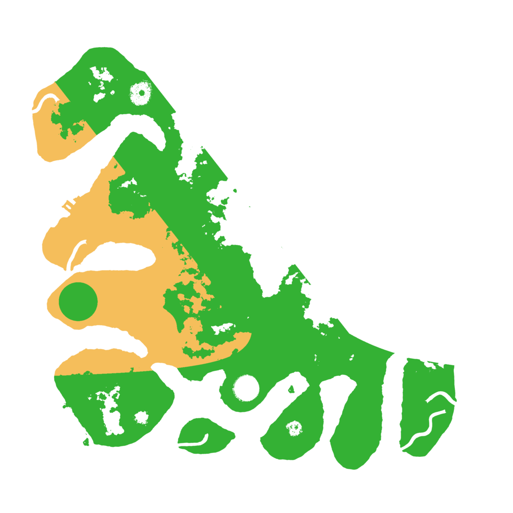 Biome Rust Map: Procedural Map, Size: 3500, Seed: 8857