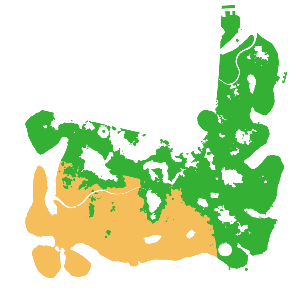 Biome Rust Map: Procedural Map, Size: 4000, Seed: 400268