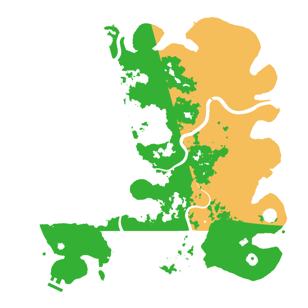 Biome Rust Map: Procedural Map, Size: 3950, Seed: 286868590