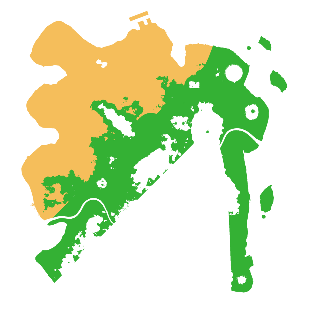 Biome Rust Map: Procedural Map, Size: 3250, Seed: 691812