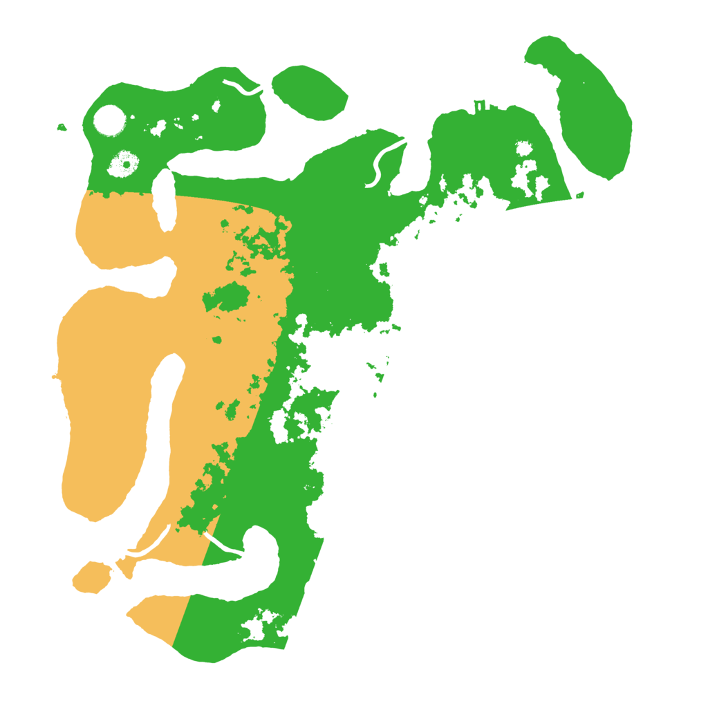 Biome Rust Map: Procedural Map, Size: 4000, Seed: 399301