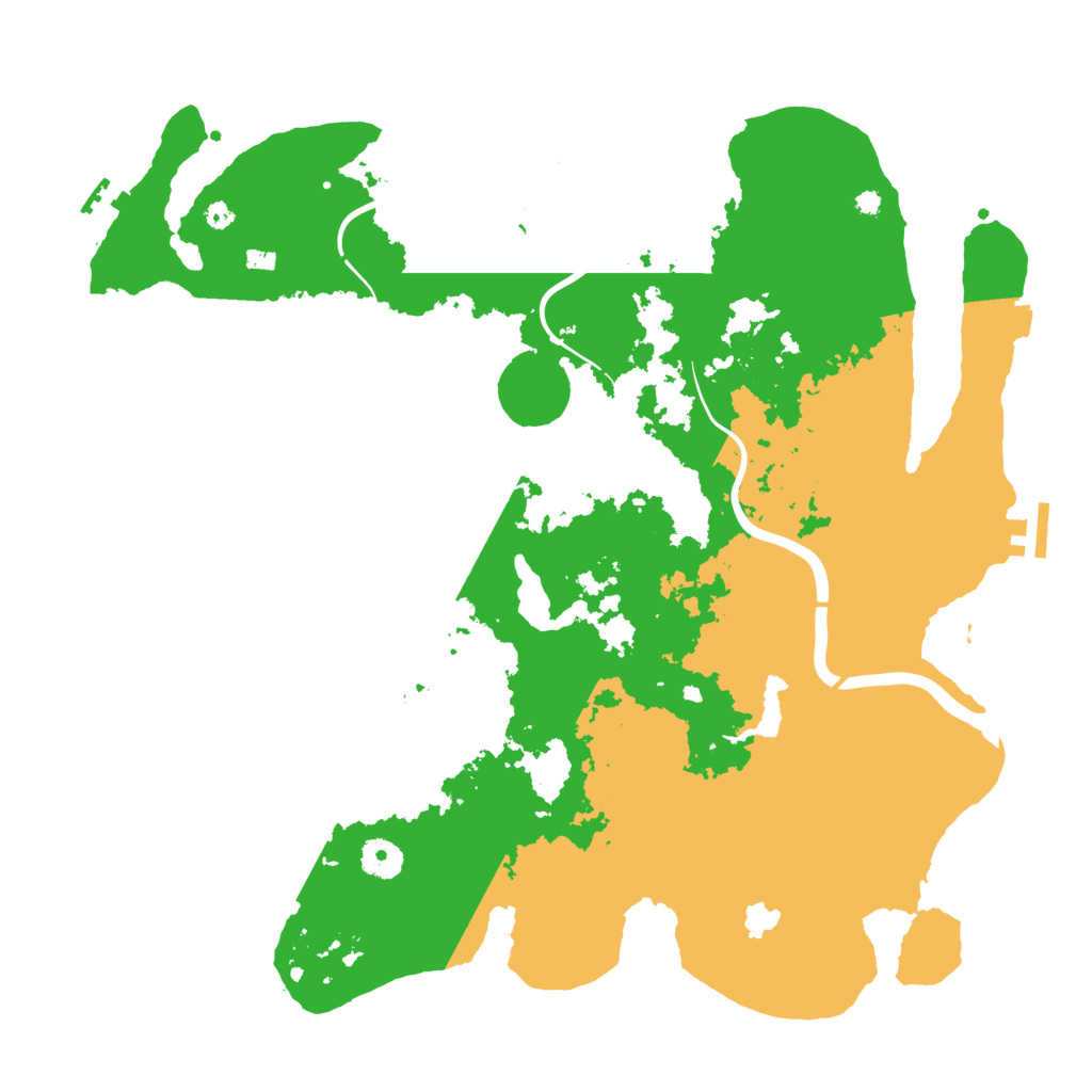 Biome Rust Map: Procedural Map, Size: 4000, Seed: 163565