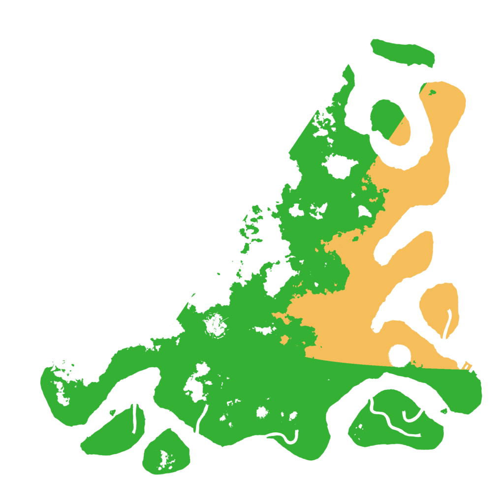 Biome Rust Map: Procedural Map, Size: 4000, Seed: 257477