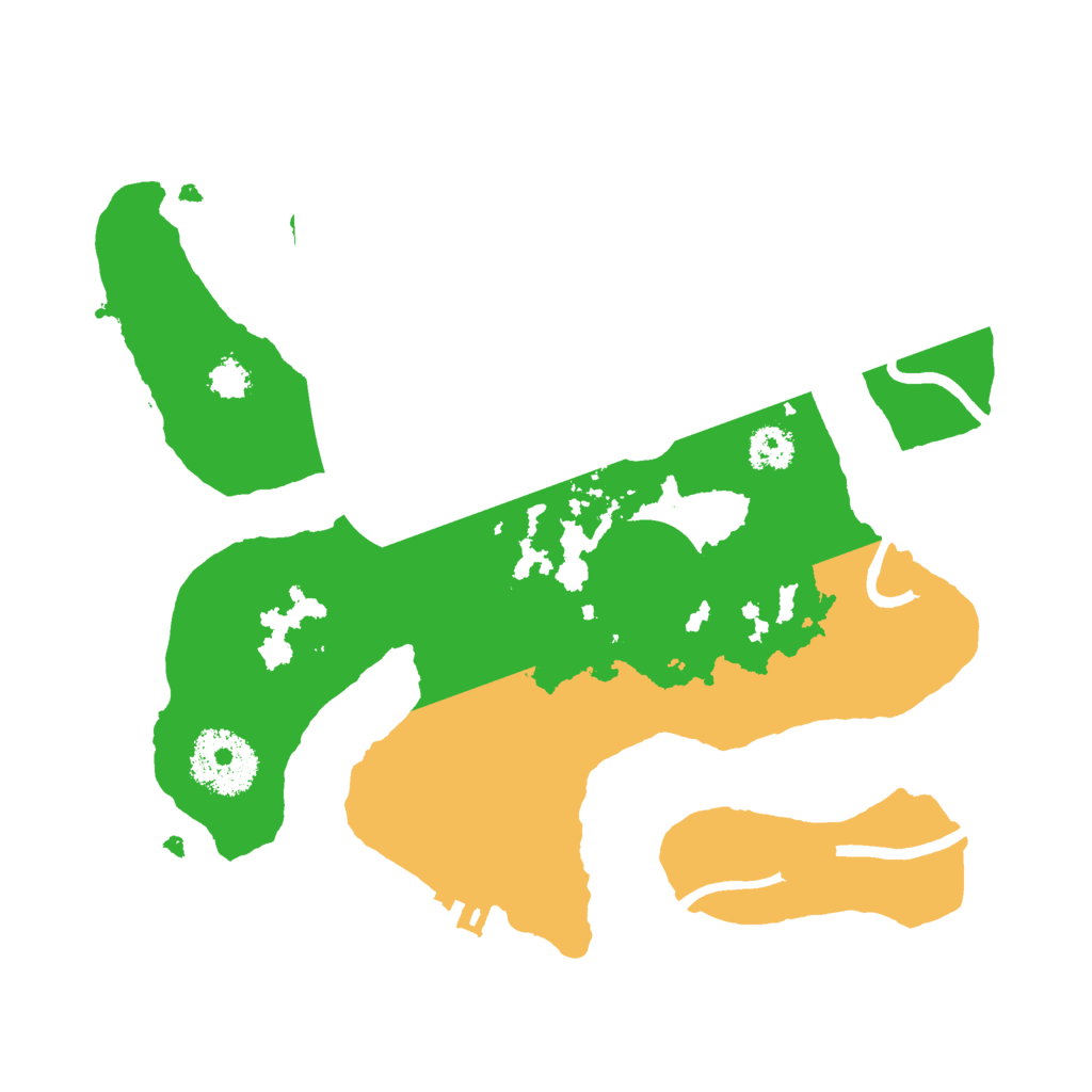 Biome Rust Map: Procedural Map, Size: 2500, Seed: 115440073