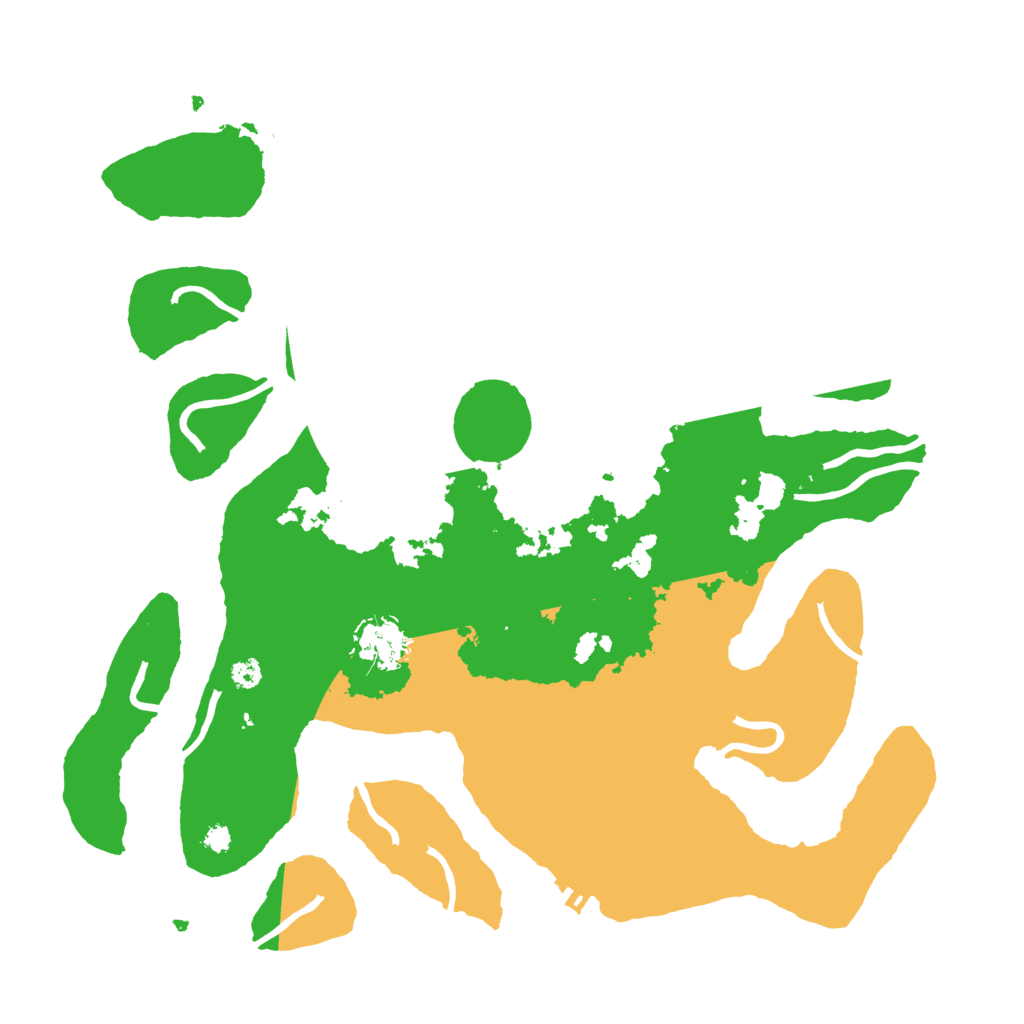 Biome Rust Map: Procedural Map, Size: 3500, Seed: 281807796