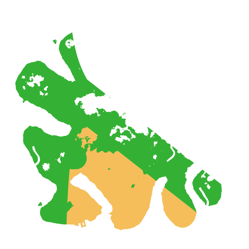 Biome Rust Map: Procedural Map, Size: 3000, Seed: 392696717