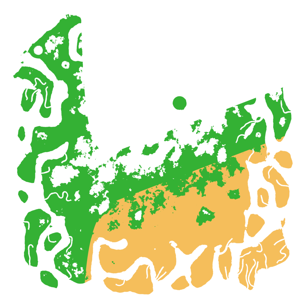 Biome Rust Map: Procedural Map, Size: 6000, Seed: 5008