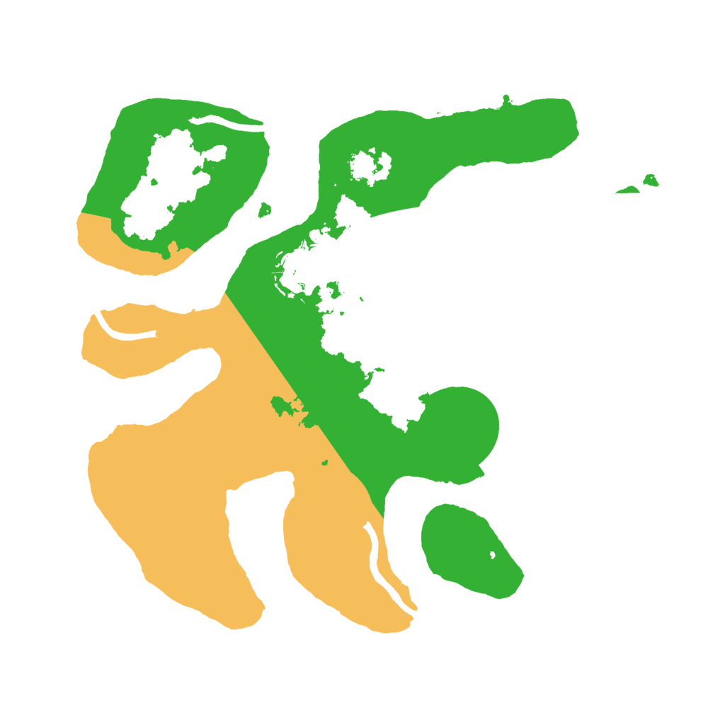 Biome Rust Map: Procedural Map, Size: 2500, Seed: 4559116