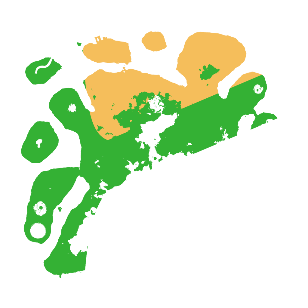 Biome Rust Map: Procedural Map, Size: 3500, Seed: 1497626397