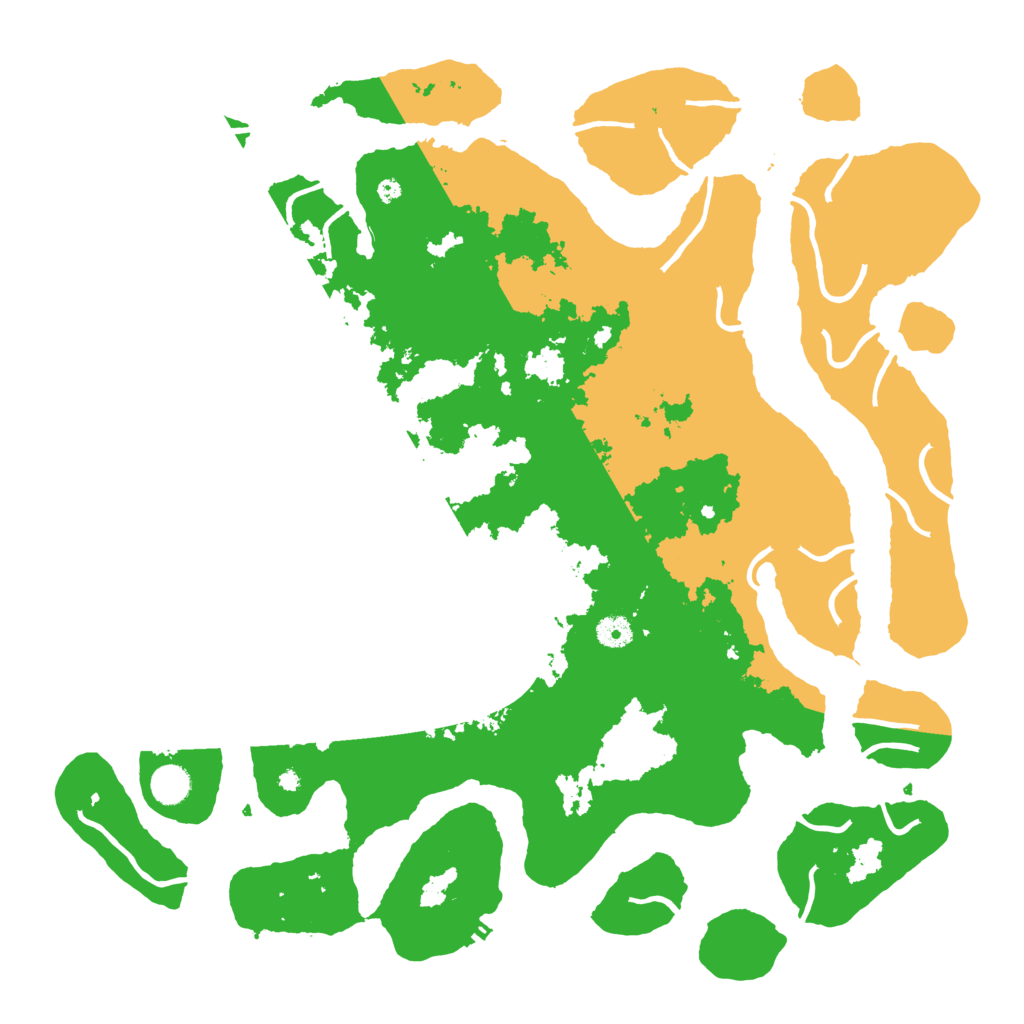 Biome Rust Map: Procedural Map, Size: 4500, Seed: 5263901