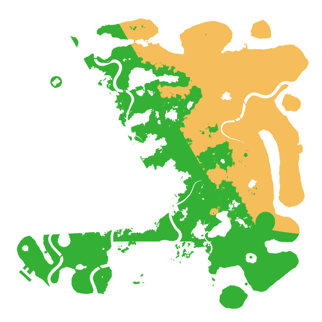 Biome Rust Map: Procedural Map, Size: 4500, Seed: 5263901