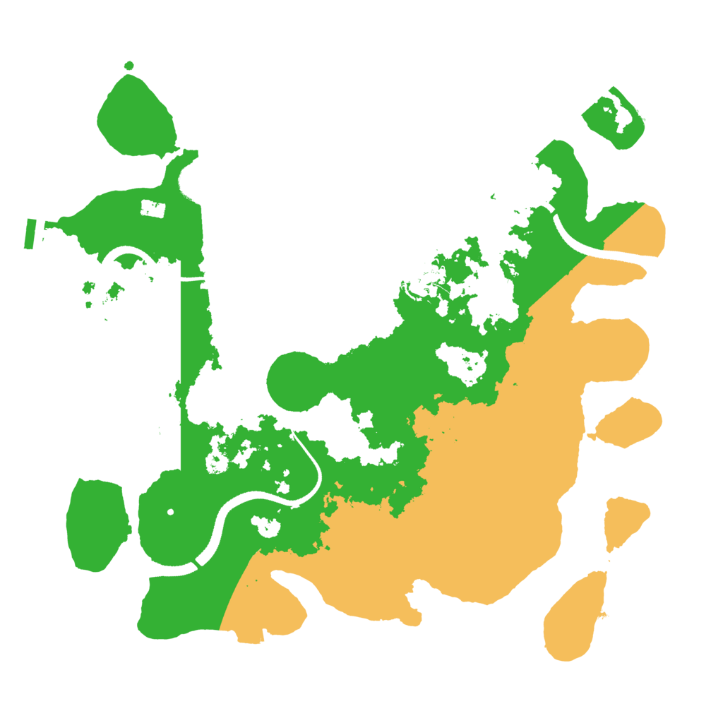 Biome Rust Map: Procedural Map, Size: 3206, Seed: 6345