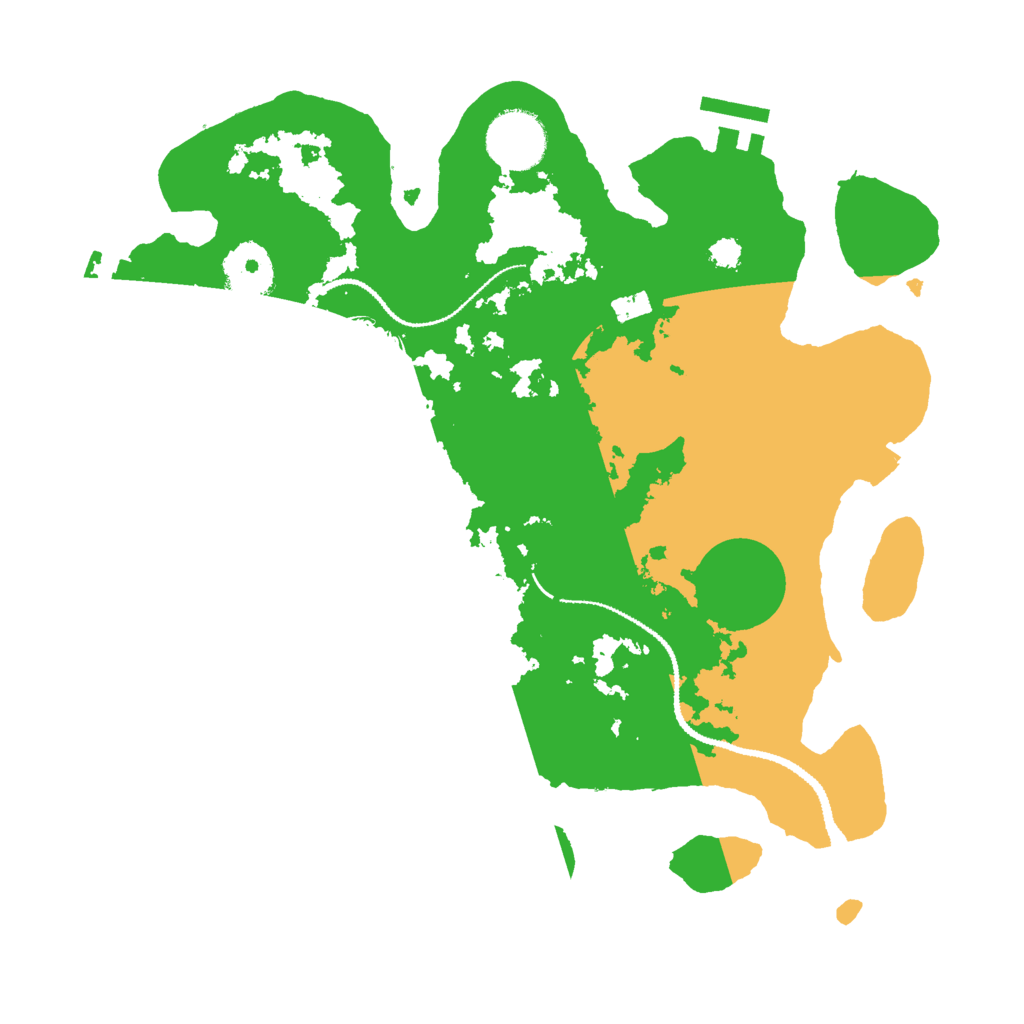 Biome Rust Map: Procedural Map, Size: 3000, Seed: 808063