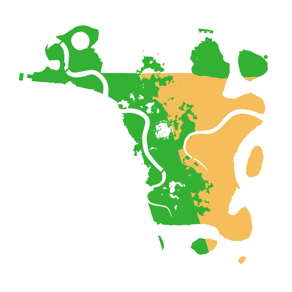 Biome Rust Map: Procedural Map, Size: 3000, Seed: 808063