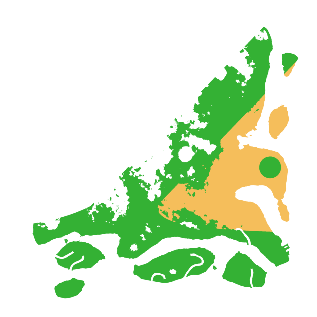 Biome Rust Map: Procedural Map, Size: 3850, Seed: 249569855