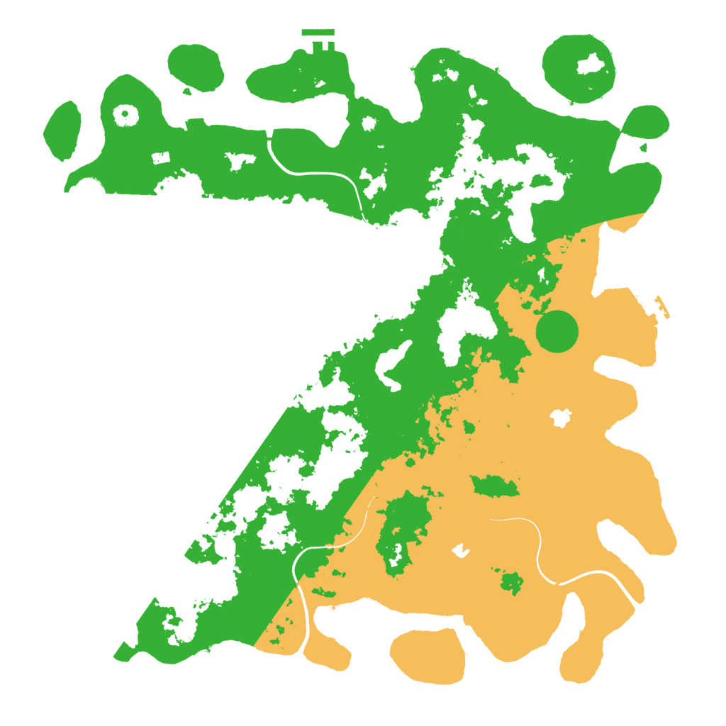 Biome Rust Map: Procedural Map, Size: 4500, Seed: 363383
