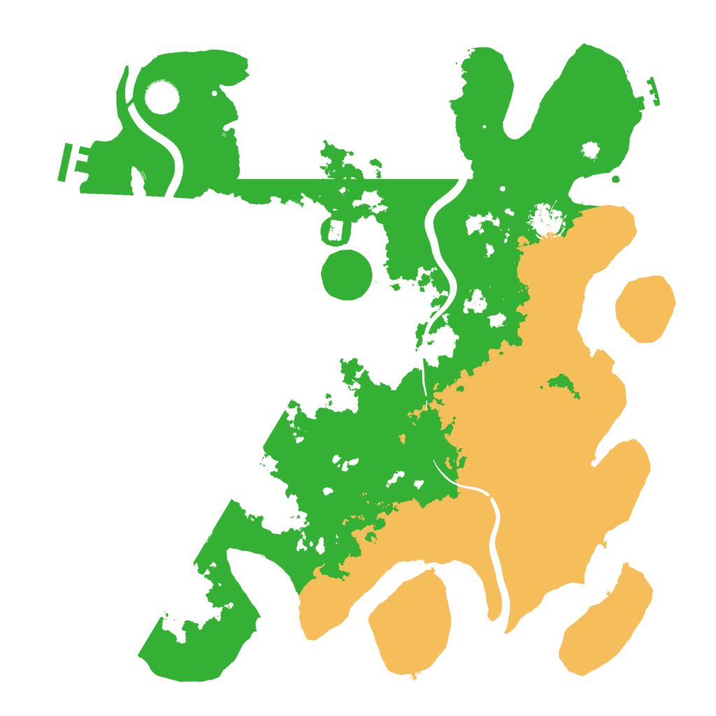 Biome Rust Map: Procedural Map, Size: 3750, Seed: 2057441682