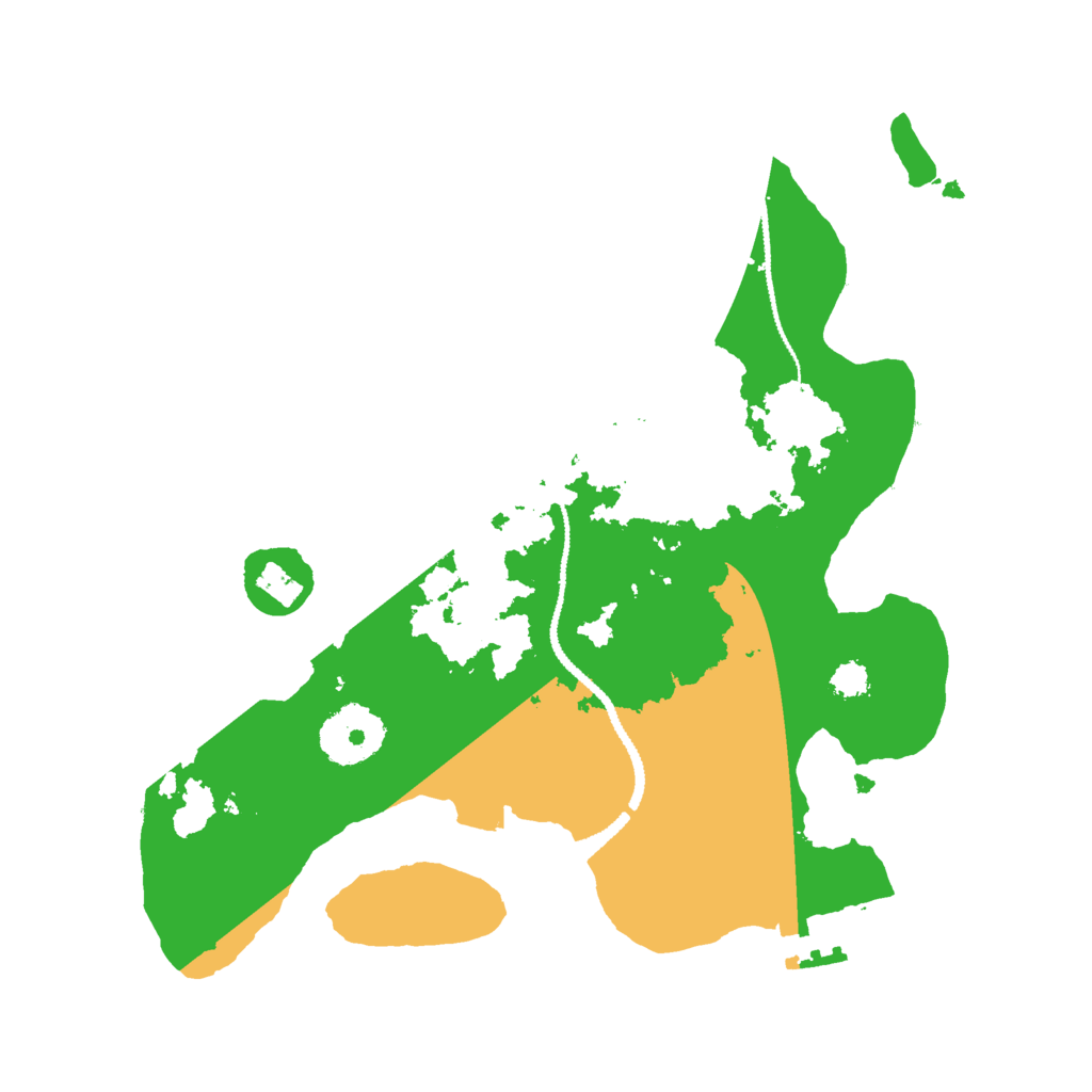 Biome Rust Map: Procedural Map, Size: 2700, Seed: 105