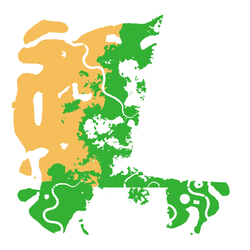 Biome Rust Map: Procedural Map, Size: 4500, Seed: 2322708