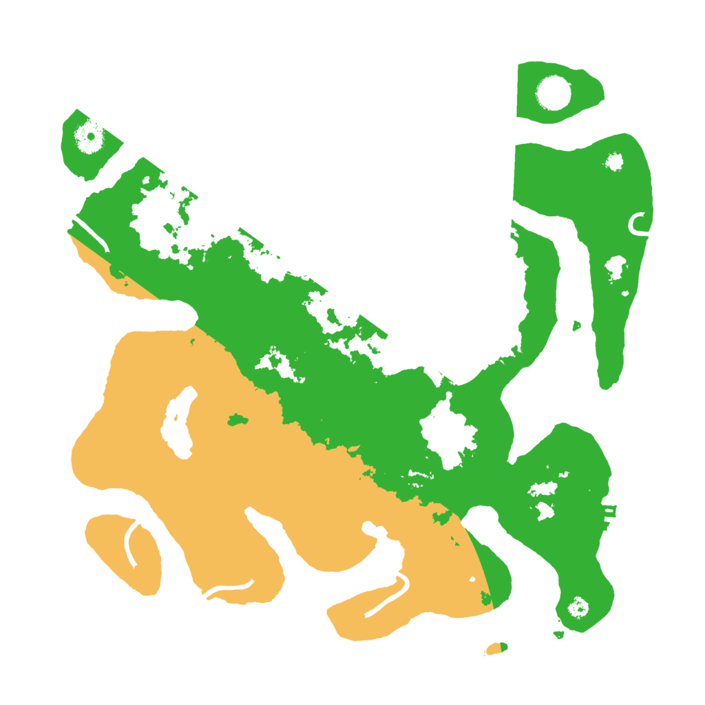 Biome Rust Map: Procedural Map, Size: 3600, Seed: 1887652614