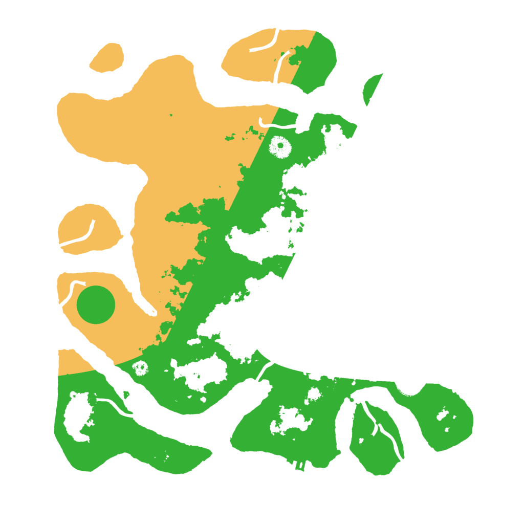Biome Rust Map: Procedural Map, Size: 3600, Seed: 1390104016