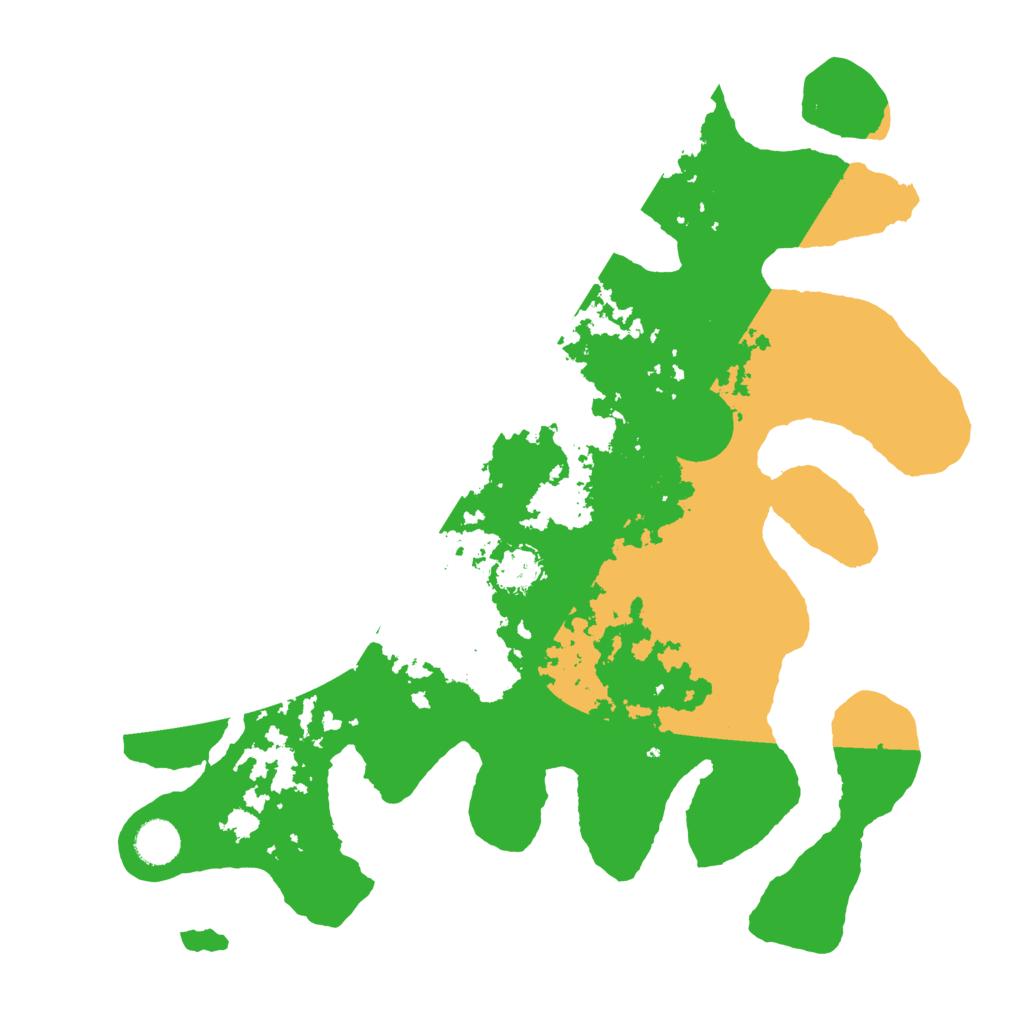 Biome Rust Map: Barren, Size: 4000, Seed: 21