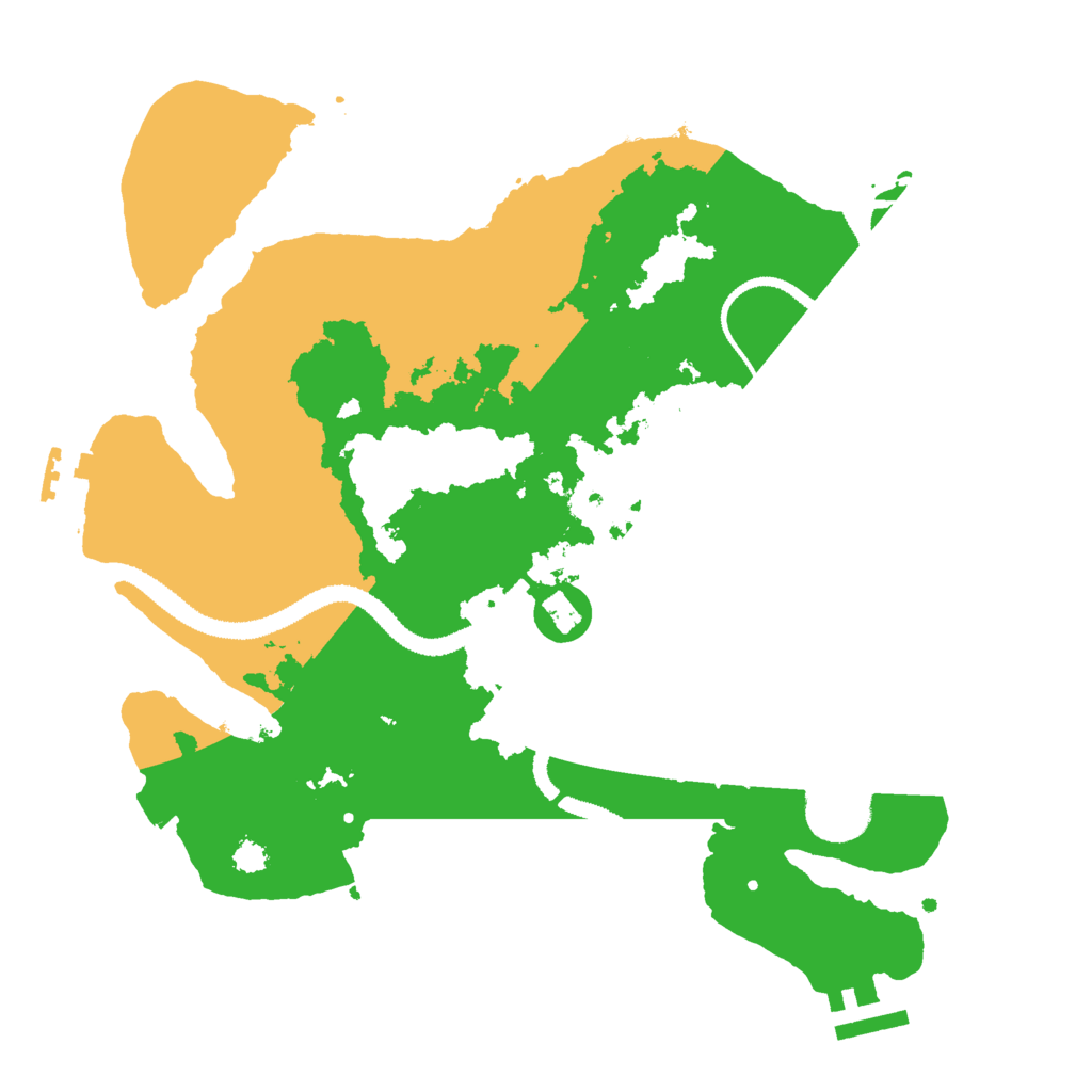 Biome Rust Map: Procedural Map, Size: 3000, Seed: 275756