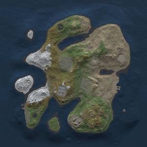 Thumbnail Rust Map: Procedural Map, Size: 2500, Seed: 200, 12 Monuments
