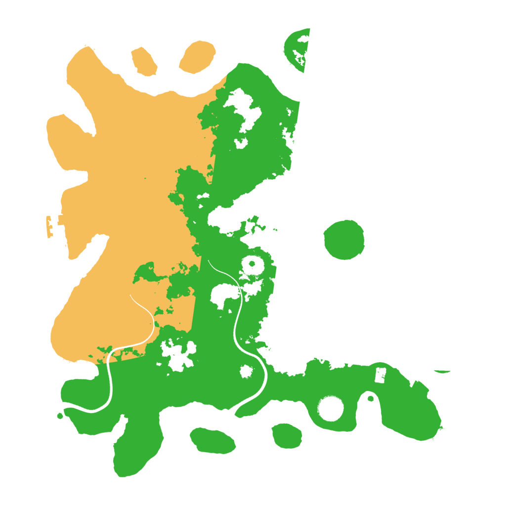 Biome Rust Map: Procedural Map, Size: 3500, Seed: 1623459040