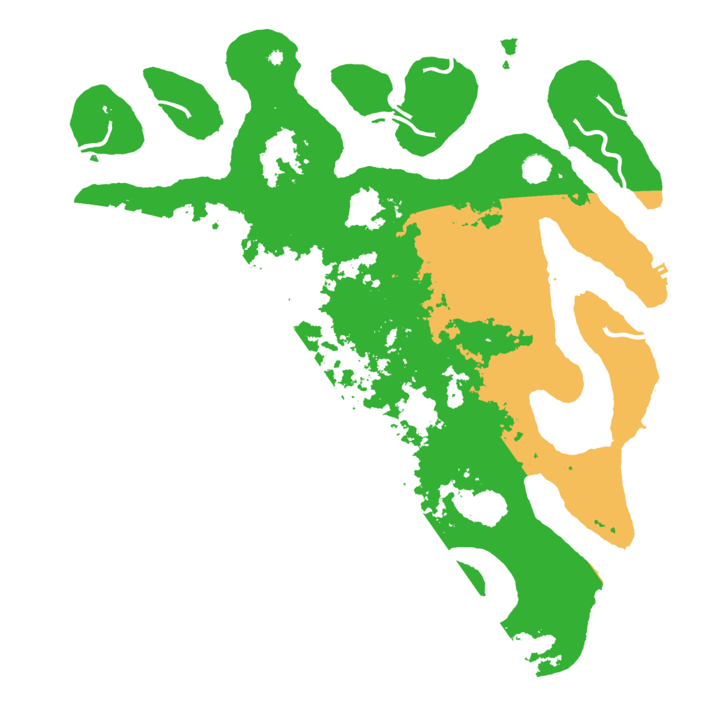 Biome Rust Map: Procedural Map, Size: 4500, Seed: 3665304