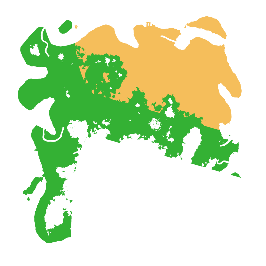 Biome Rust Map: Procedural Map, Size: 4000, Seed: 5654909