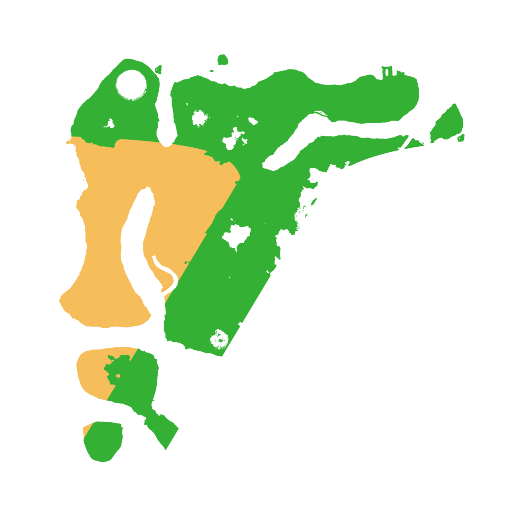 Biome Rust Map: Procedural Map, Size: 3000, Seed: 993003