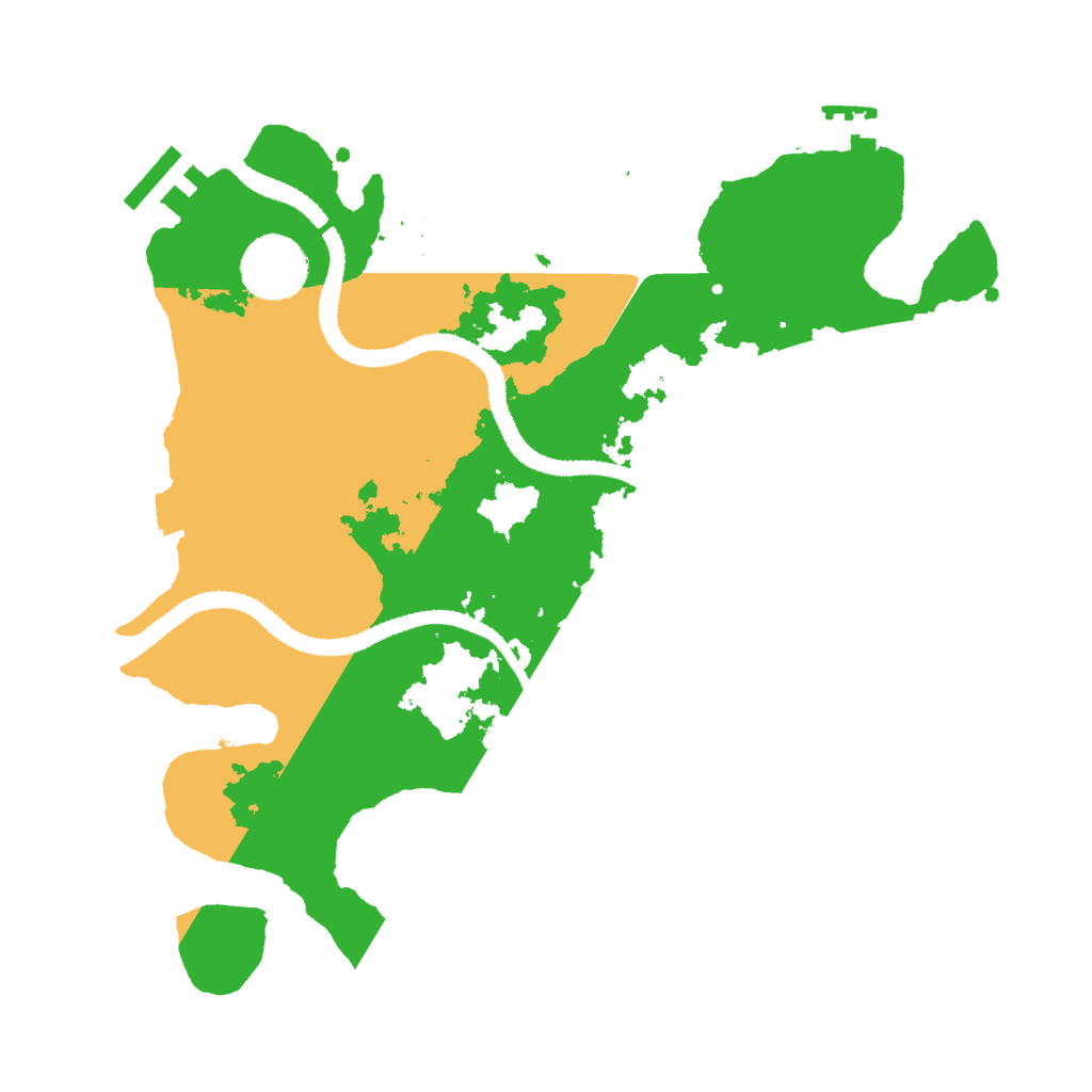 Biome Rust Map: Procedural Map, Size: 3000, Seed: 993003