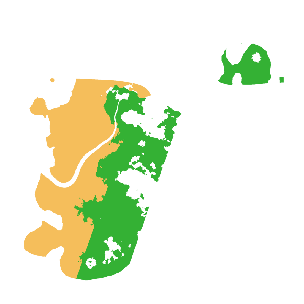 Biome Rust Map: Procedural Map, Size: 3000, Seed: 4618392