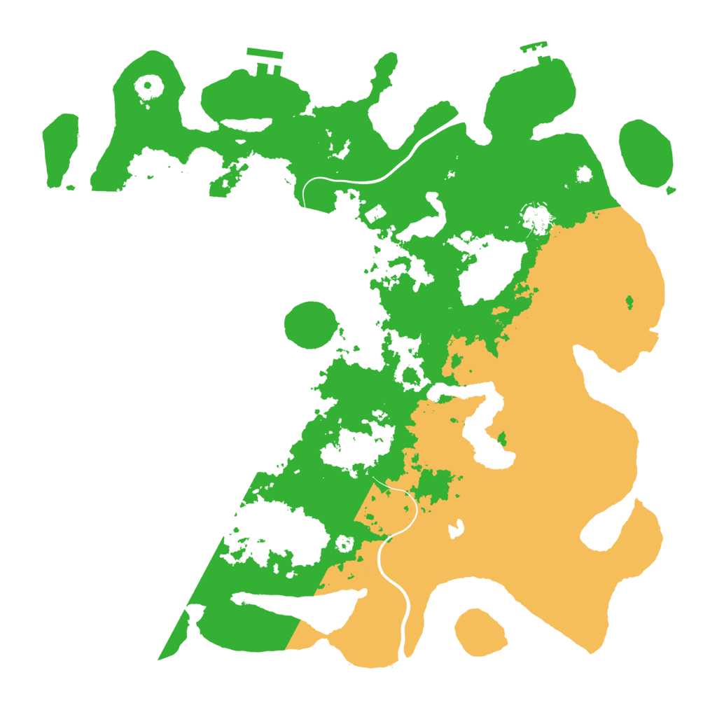 Biome Rust Map: Procedural Map, Size: 4000, Seed: 864153004