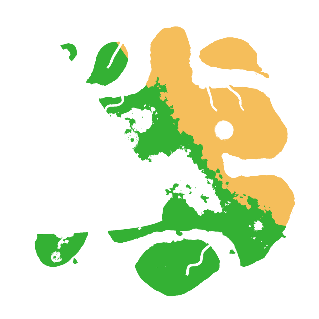 Biome Rust Map: Procedural Map, Size: 3000, Seed: 668342