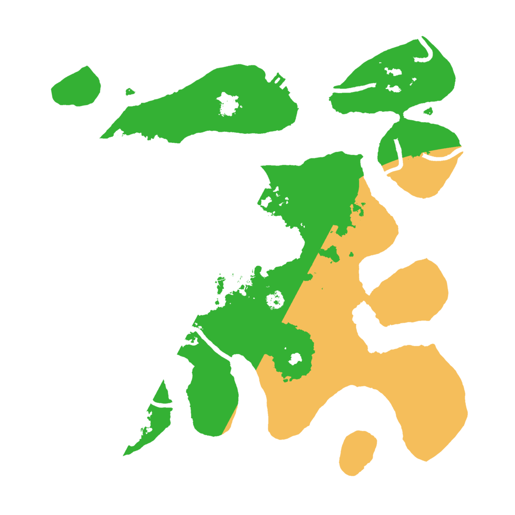 Biome Rust Map: Procedural Map, Size: 3000, Seed: 517562