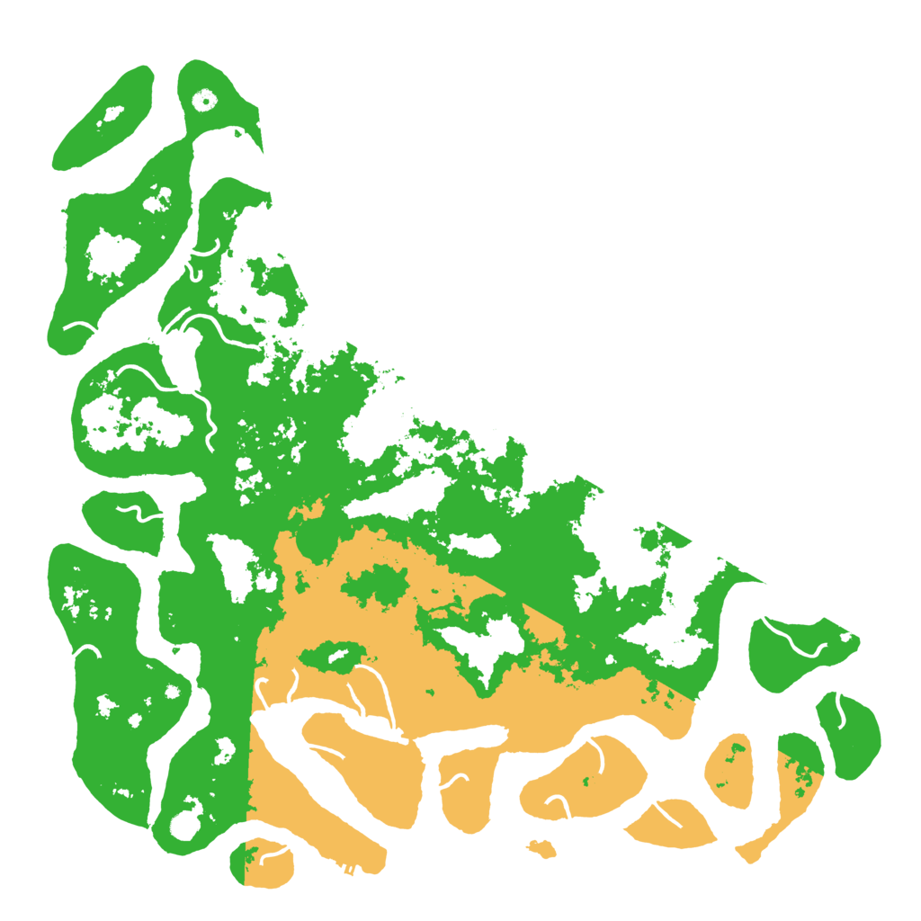 Biome Rust Map: Procedural Map, Size: 5999, Seed: 3333