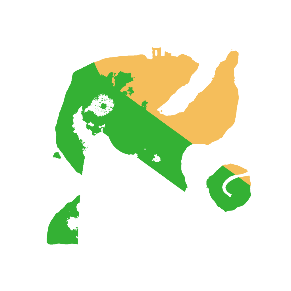 Biome Rust Map: Procedural Map, Size: 2000, Seed: 8811