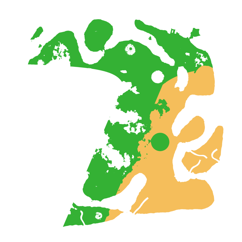 Biome Rust Map: Procedural Map, Size: 3500, Seed: 1589719925