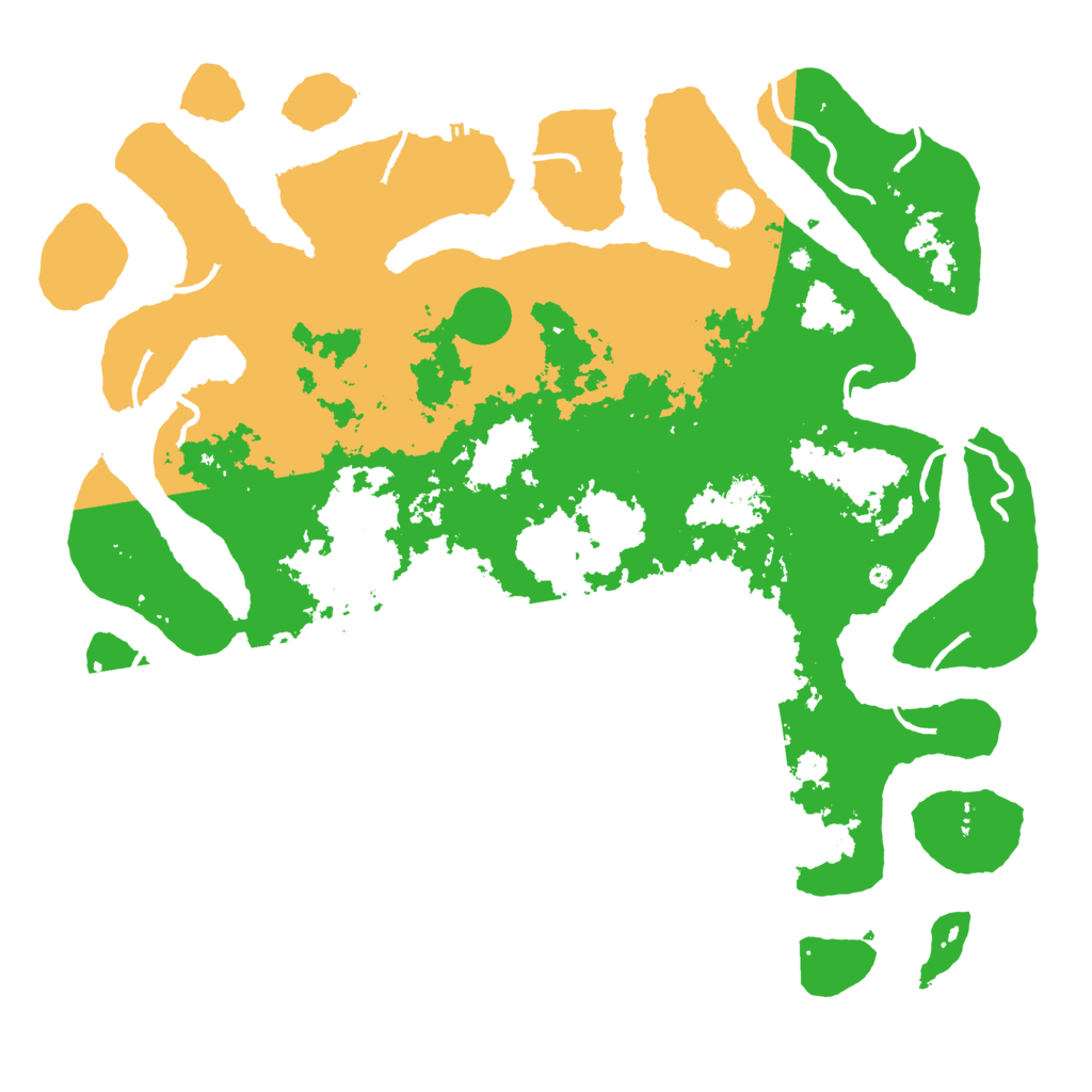 Biome Rust Map: Procedural Map, Size: 5000, Seed: 151980