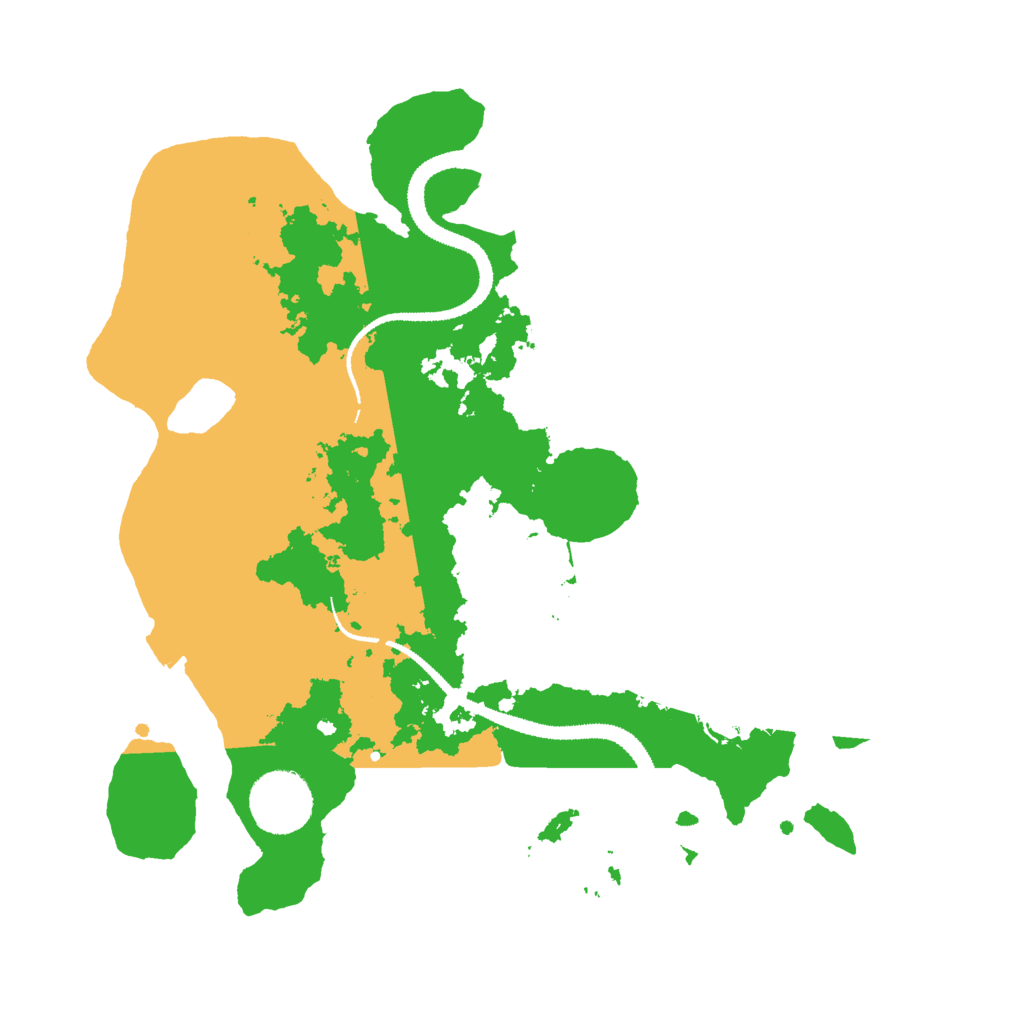 Biome Rust Map: Procedural Map, Size: 3000, Seed: 654229