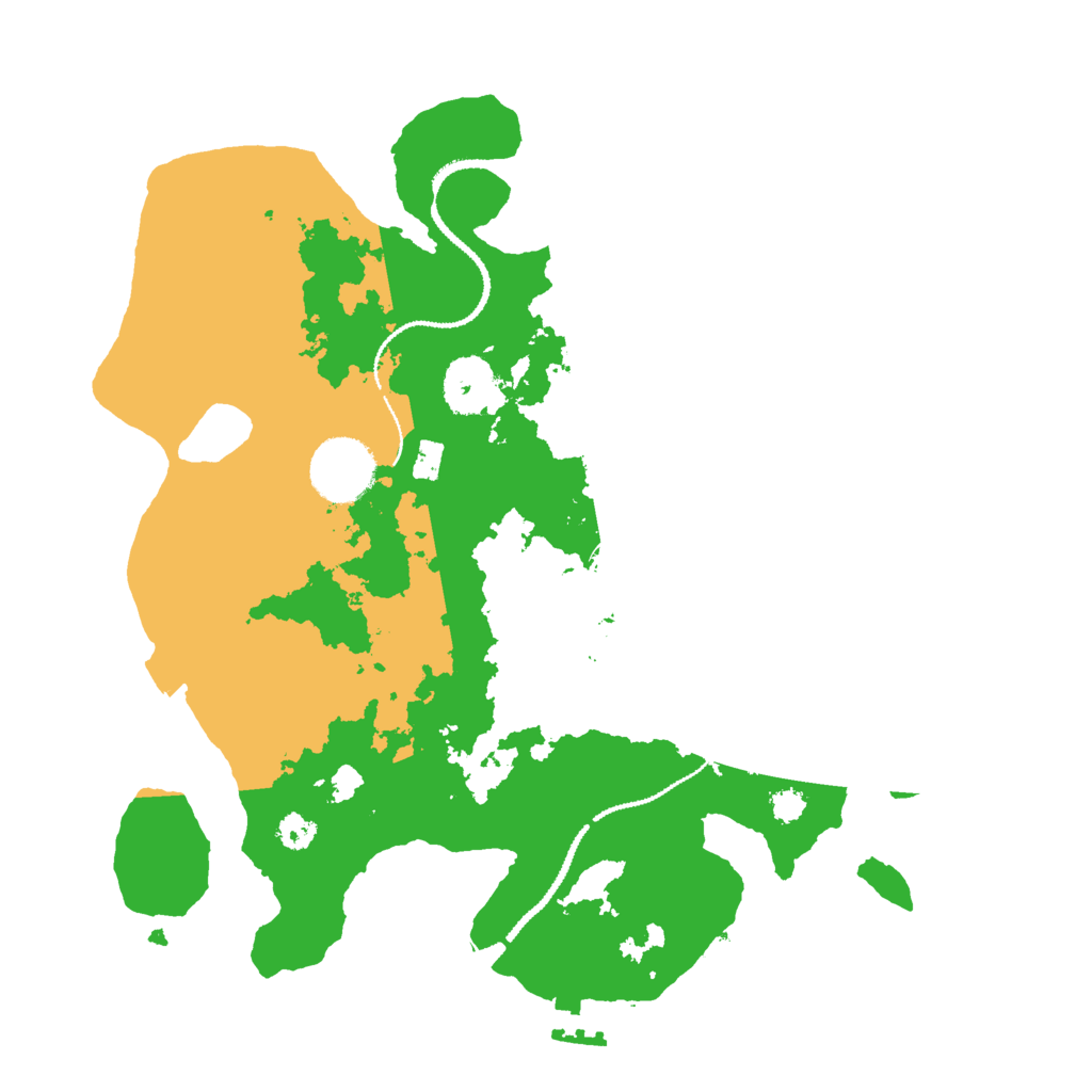 Biome Rust Map: Procedural Map, Size: 3000, Seed: 654229